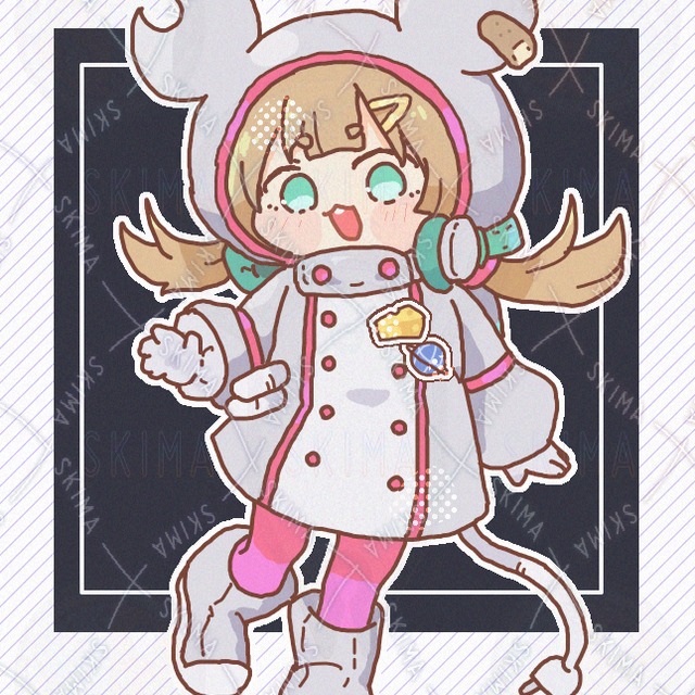 쥐의 우주복 소녀 상품 이미지