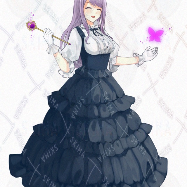 Detachable hat] [9 different expressions] Gothic dress witch 的商品圖片第 6 張