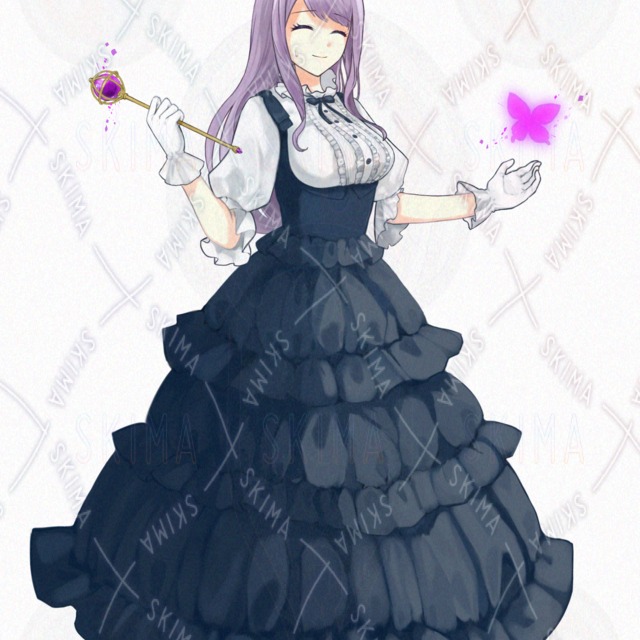 Detachable hat] [9 different expressions] Gothic dress witch 的商品圖片第 8 張