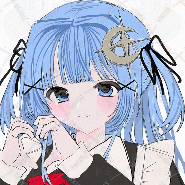 Light blue hair Girl twintails 的商品圖片