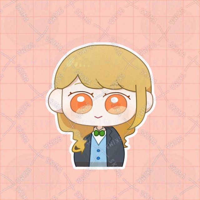 [Transparent, with another pose] A girl with big eyes and blazer 的商品圖片