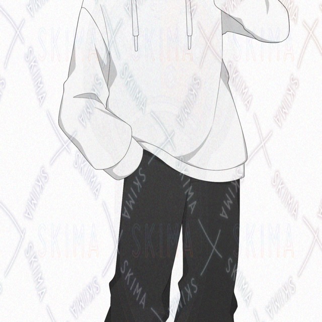 Image 3 of Young man wearing a hood [10 different expressions].