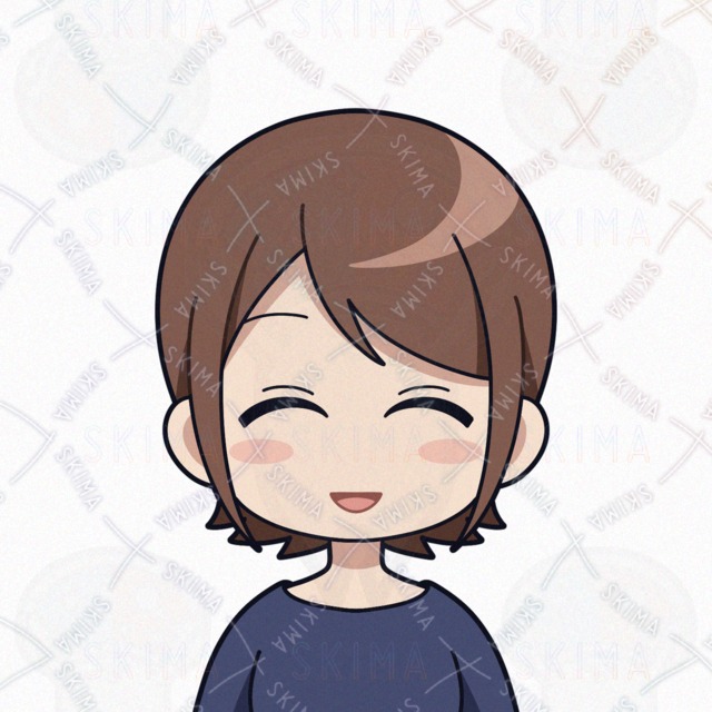 표정 4종/투과형】여성 아이콘 블로그의 말풍선에도 추천! 상품 이미지 8번째