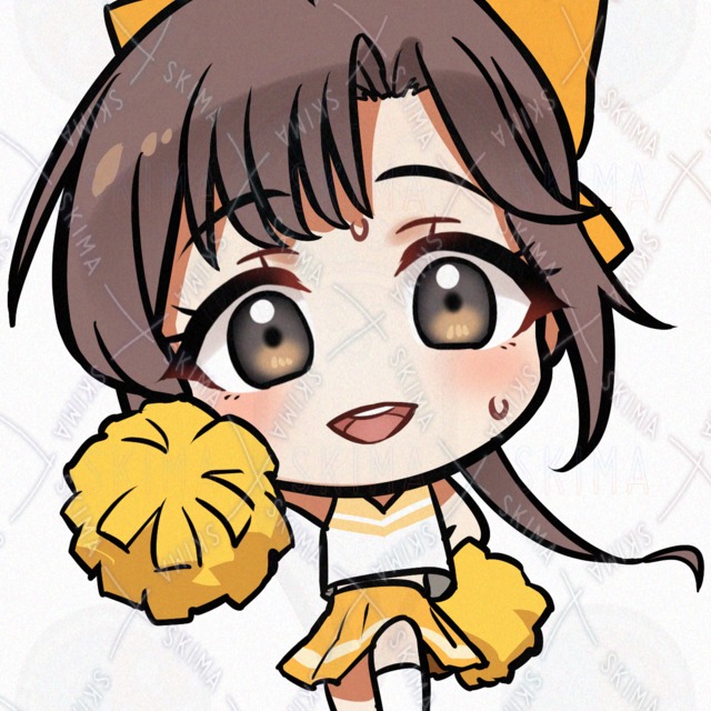 Image 11 of Cheerleader Girl – 5 facial expressions, damaged version, bonus SD included