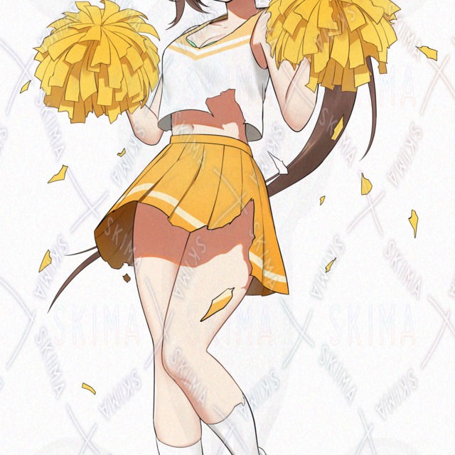 Image 9 of Cheerleader Girl – 5 facial expressions, damaged version, bonus SD included
