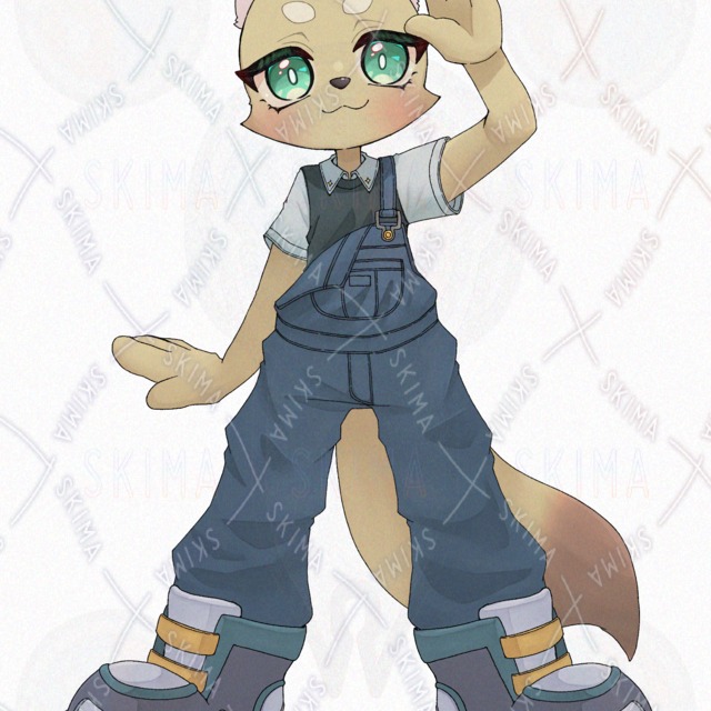 【表情差分6種】キツネさん【ケモノ】の商品画像3枚目