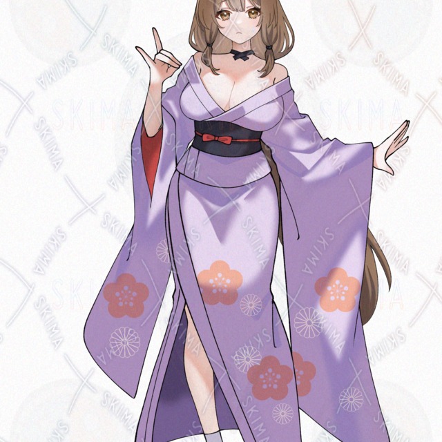 adopt.99 和服で狐の女の子【表情全5種】の商品画像10枚目