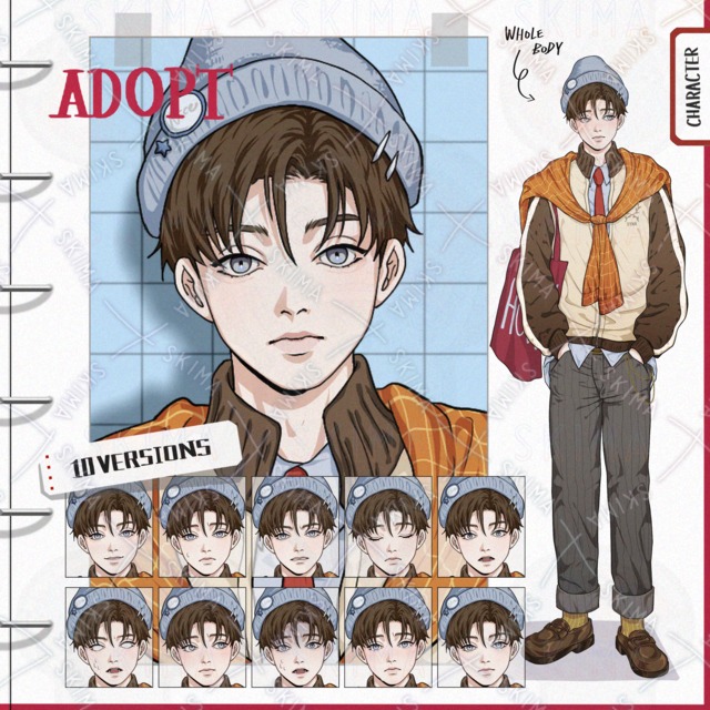 표정 10가지] 스포츠 MIX 스타일의 소년 상품 이미지