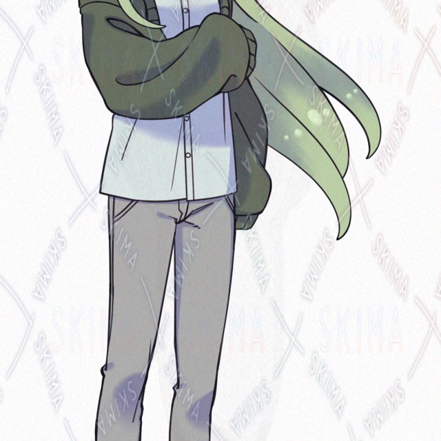 Full-body standing painting (2)] 5 kinds of expressions 的商品圖片第 2 張