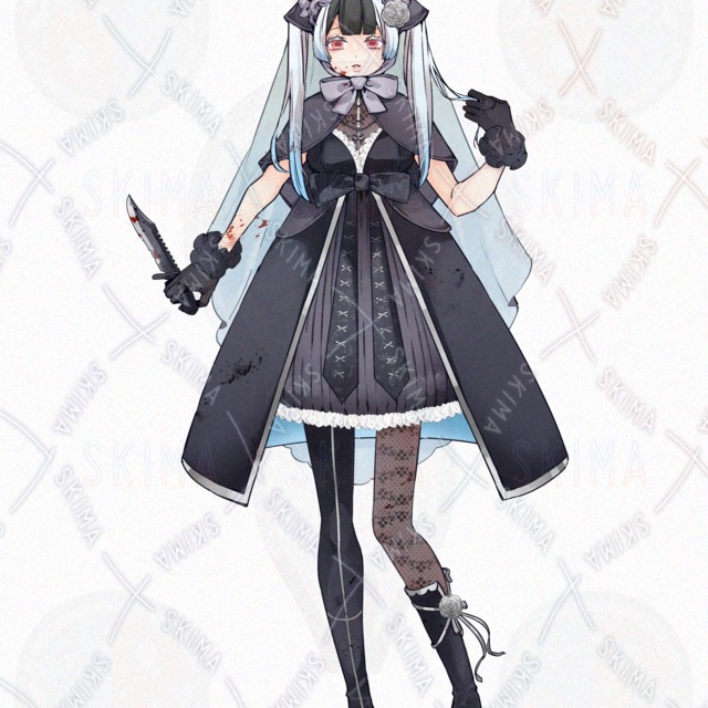 Gothic Sister Woman [5 expressions + weapon/bloodstain difference]. 的商品圖片第 7 張