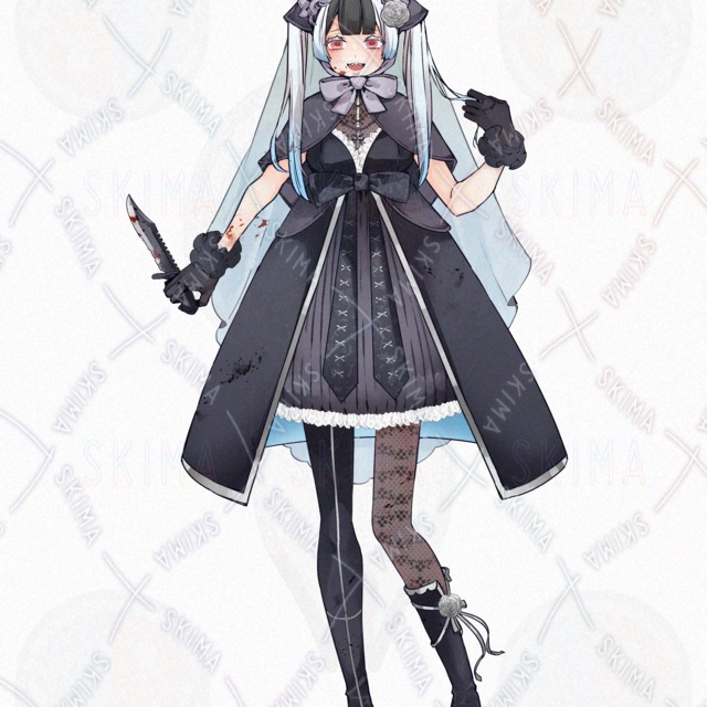 Gothic Sister Woman [5 expressions + weapon/bloodstain difference]. 的商品圖片第 10 張