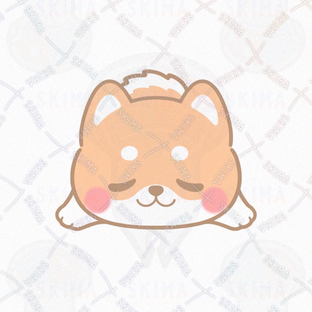 Image 4 of Two kinds of expression] Lying Shiba Inu