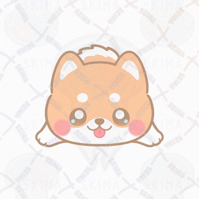 Image 5 of Two kinds of expression] Lying Shiba Inu