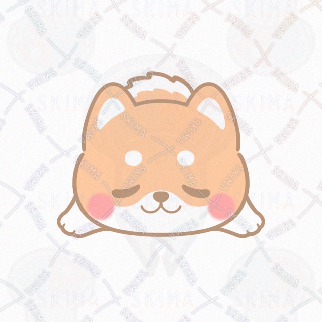 Image 6 of Two kinds of expression] Lying Shiba Inu