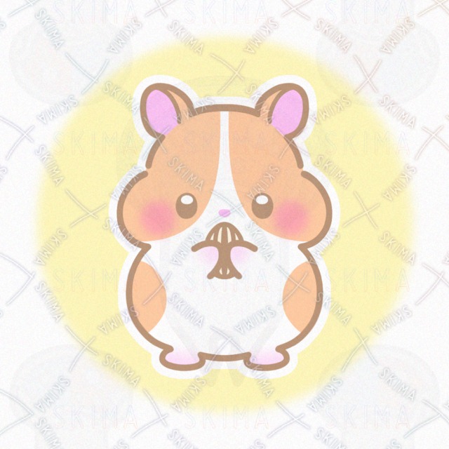 頬張りすぎハムスター【アイコン等】の商品画像