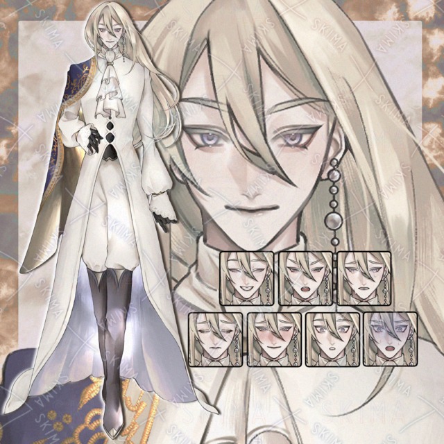 8 different expressions] Mysterious long-haired man 的商品圖片