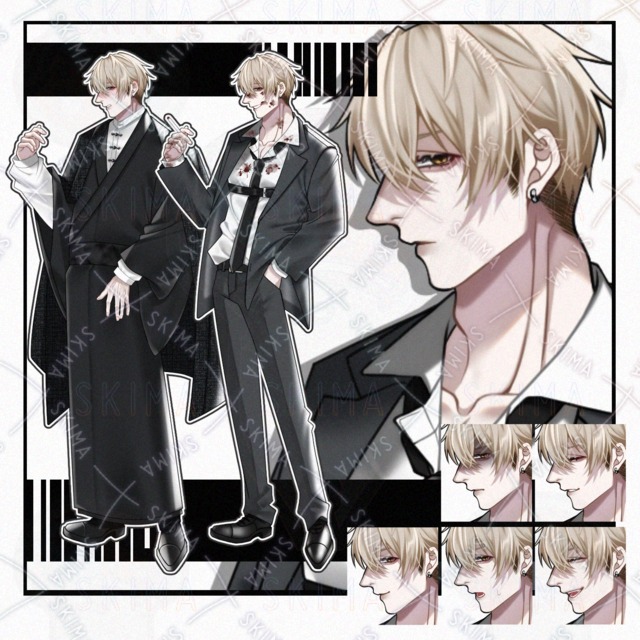 Standing] Japanese clothes + suit / male character [8 kinds of expressions 的商品圖片