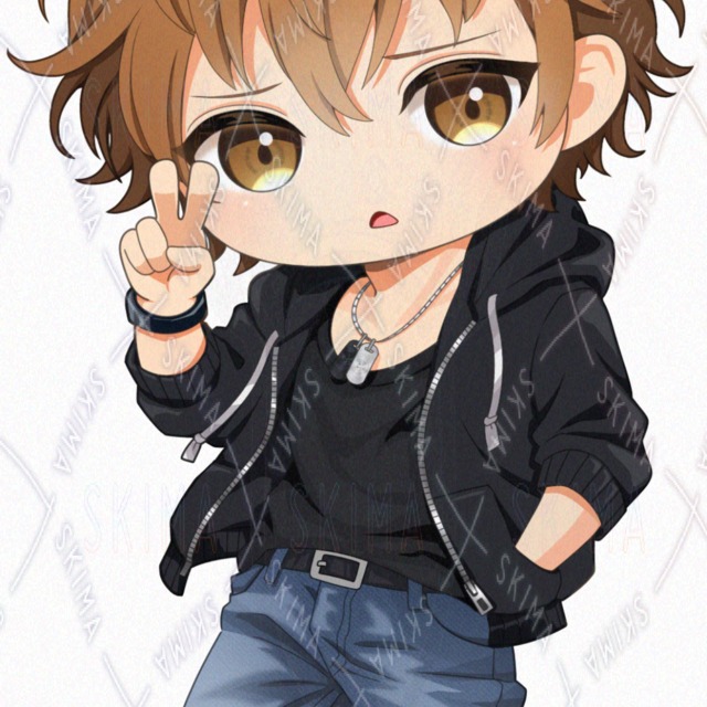 Image 8 of Miniature Character + 4 types of difference each] Man in black hoodie