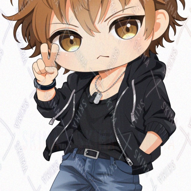Image 10 of Miniature Character + 4 types of difference each] Man in black hoodie