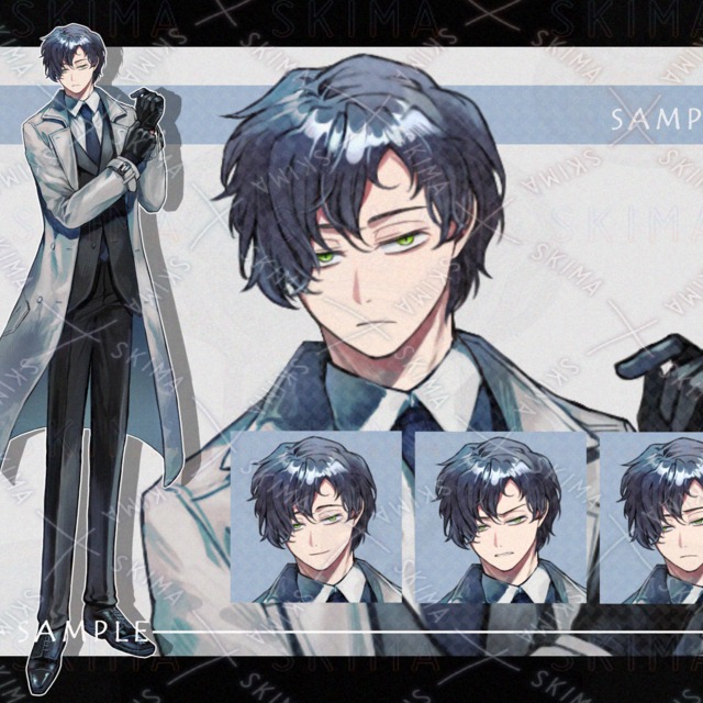 스탠딩 그림 판매(범죄자 같은 사람) 상품 이미지