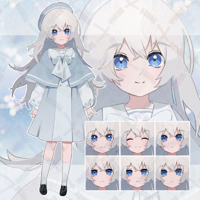 6 kinds of expressions] A little girl with light pigmentation. 的商品圖片