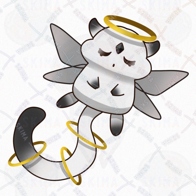 【色差分９点】金色の輪を持つ、精霊のオリジナルキャラクターの商品画像8枚目