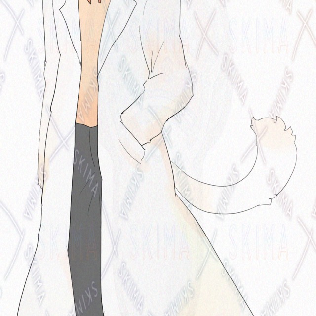 白衣の猫獣人の商品画像6枚目