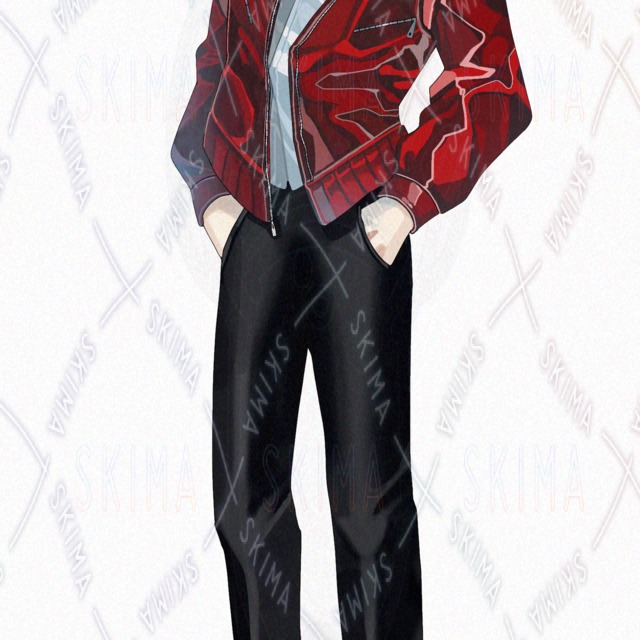 Standing Man in Jacket Illustration 的商品圖片第 10 張