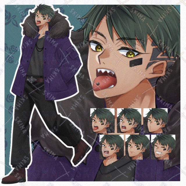 Image of Wild, reamed, tongue-tied.