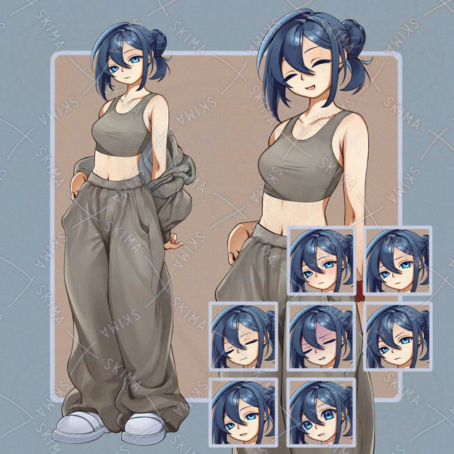 9 different facial expressions + jacket] opt 的商品圖片