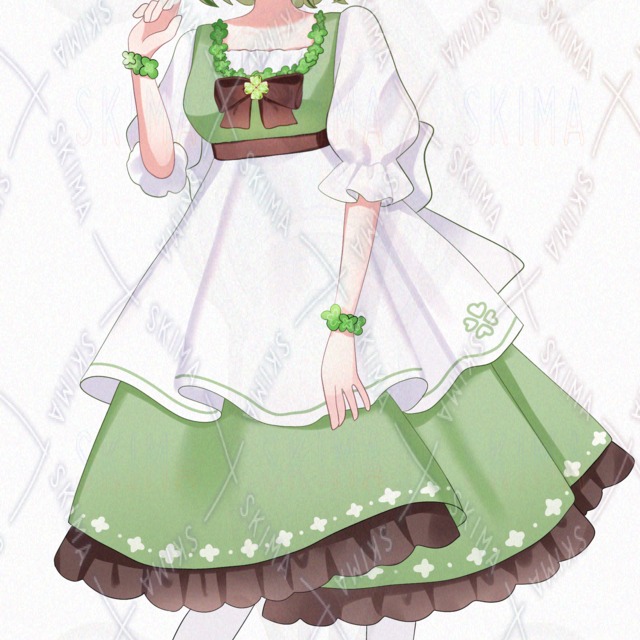 四葉のクローバー（表情10種）の商品画像4枚目