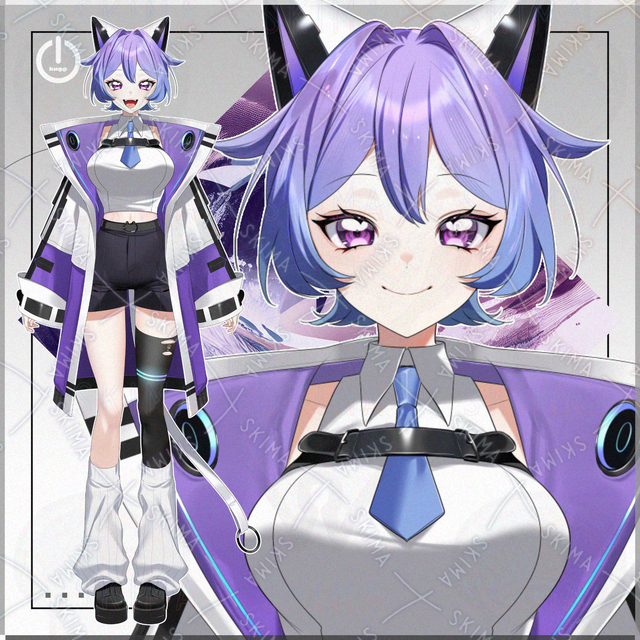 【1点限定】猫系サイバーパンク女子【IRIAM対応】