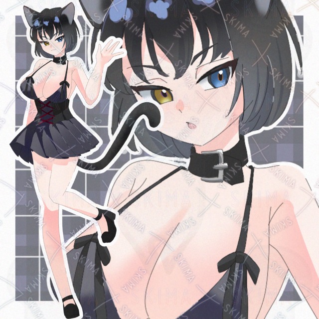 Black cat girl (final price reduction) 的商品圖片