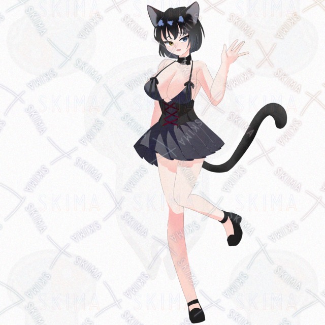 Black cat girl (final price reduction) 的商品圖片第 5 張