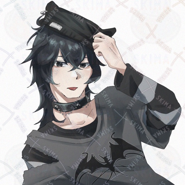 SNS Icon] A young man with a goth-punk look. 的商品圖片第 3 張