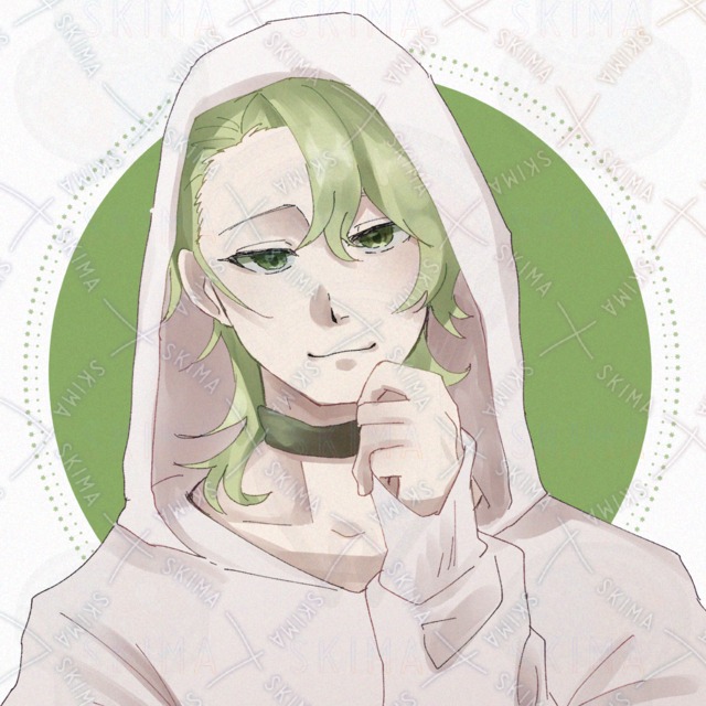 Image of SNS icon] A young man with a soft atmosphere