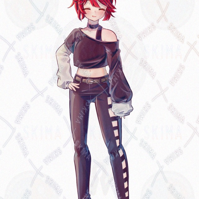 【最終値下げ】赤髪の少年【表情10種】の商品画像6枚目