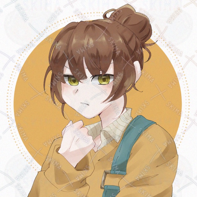 SNS 아이콘】단발머리 소녀 상품 이미지