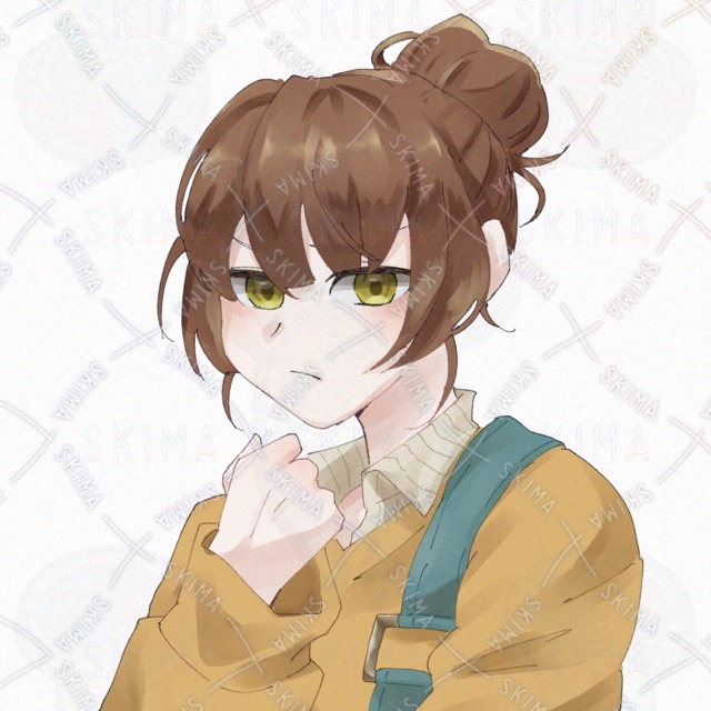 Image 3 of SNS Icon] A girl with dumpling hair