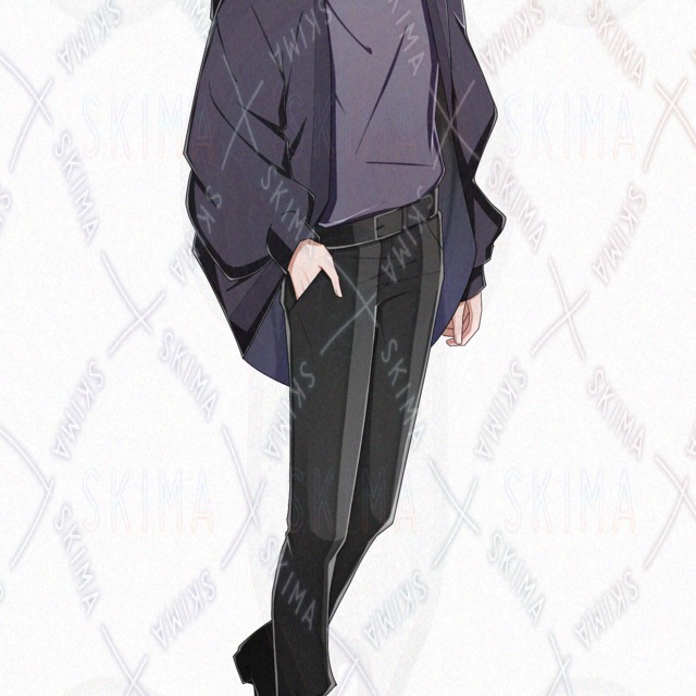 表情差分8枚　男性キャラ 立ち絵の商品画像9枚目