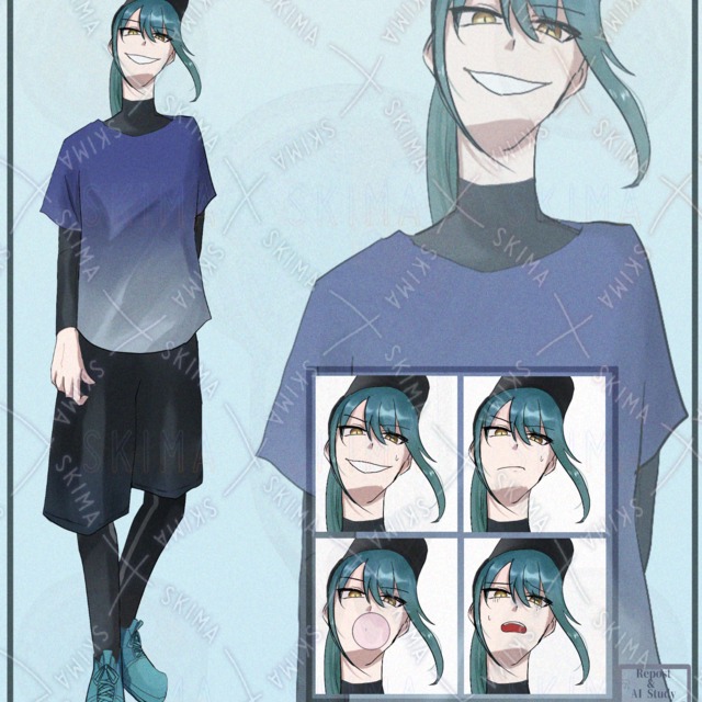 長髪の男性キャラクターの商品画像