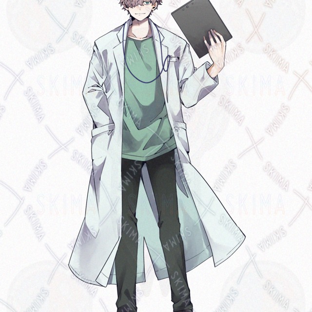 Man in white coat [3 types of facial expressions + goggles/name tag with removable differential]. 的商品圖片第 5 張