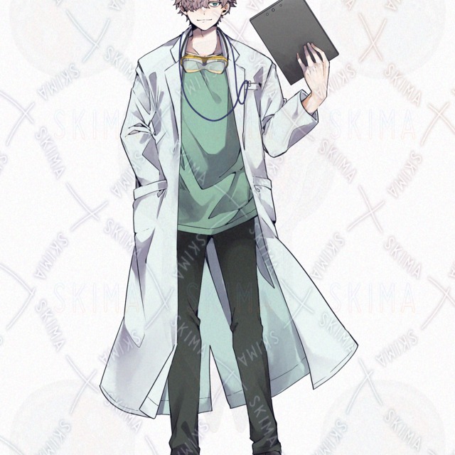 Man in white coat [3 types of facial expressions + goggles/name tag with removable differential]. 的商品圖片第 11 張
