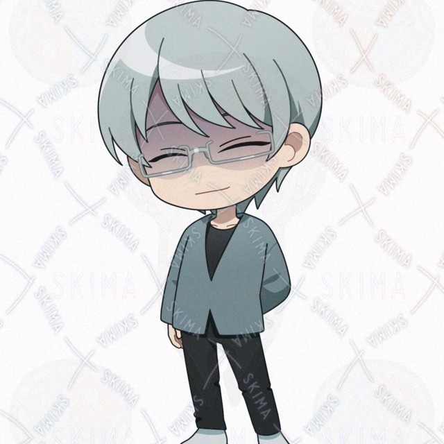 8 kinds of expressions] Male miniature character with intellectual glasses. 的商品圖片第 7 張