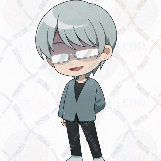 8 kinds of expressions] Male miniature character with intellectual glasses. 的商品圖片第 9 張