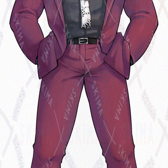 豪快そうなスーツ男性(表情6種+SD全身)の商品画像2枚目