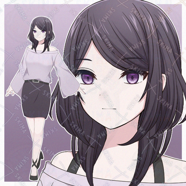 Girl with cool atmosphere [10 different facial expressions 的商品圖片