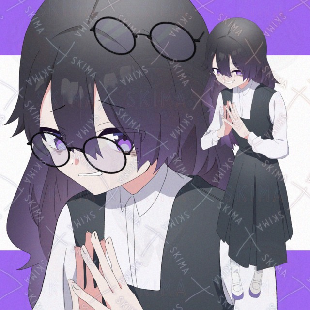 Image of Adopt💜, 6 different facial expressions, glasses parts