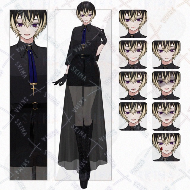 adopt_535【8가지 표정】표정 8종 상품 이미지