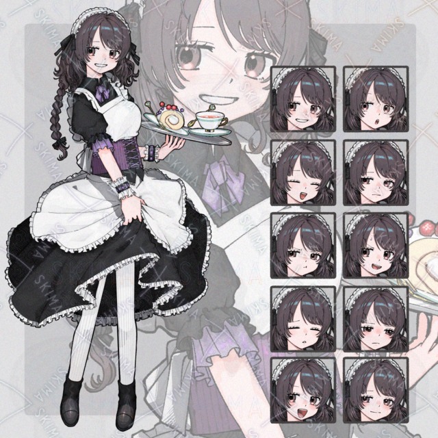 캐릭터 스탠딩 그림 [표정 10종] 상품 이미지